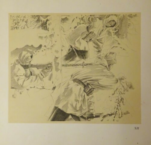 1944 - an der Stellung wird gebaut ..., Kurt Kranz, alter Druck